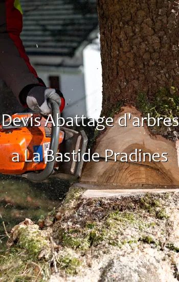 Devis Abattage d'arbres a La Bastide Pradines