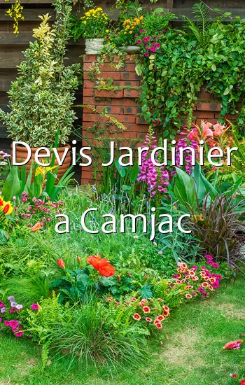 Devis Jardinier a Camjac