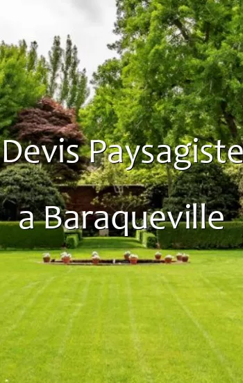 Devis Paysagiste a Baraqueville