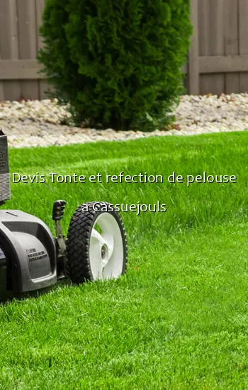 Devis Tonte et refection de pelouse a Cassuejouls