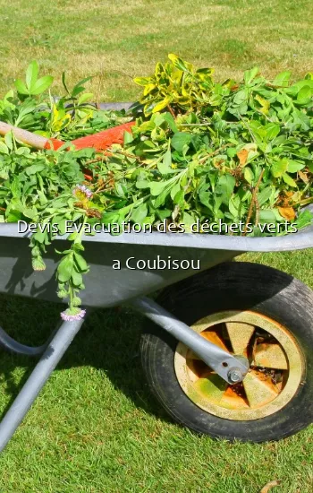 Devis Evacuation des déchets verts a Coubisou