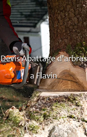 Devis Abattage d'arbres a Flavin