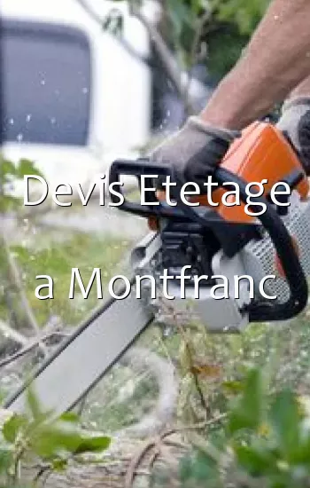 Devis Etetage a Montfranc