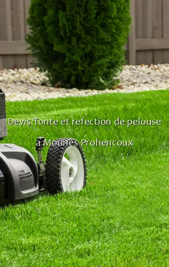 Devis Tonte et refection de pelouse a Mounes Prohencoux