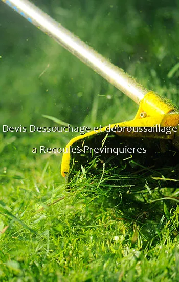 Devis Dessouchage et débroussaillage a Recoules Previnquieres