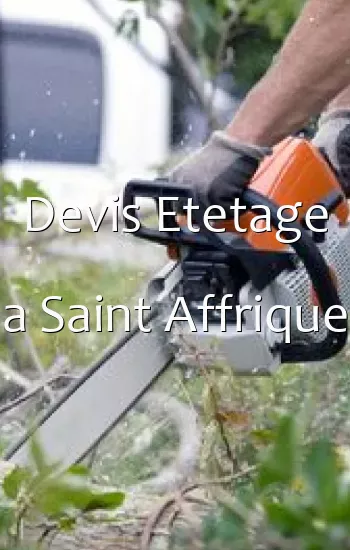 Devis Etetage a Saint Affrique