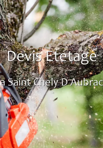 Devis Etetage a Saint Chely D Aubrac