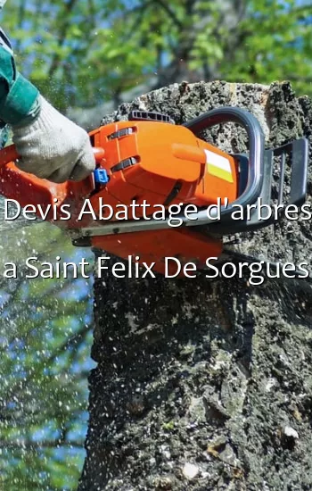Devis Abattage d'arbres a Saint Felix De Sorgues