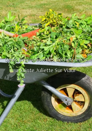 Devis Evacuation des déchets verts a Sainte Juliette Sur Viaur