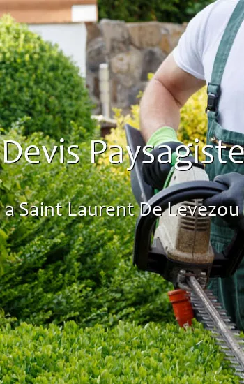 Devis Paysagiste a Saint Laurent De Levezou