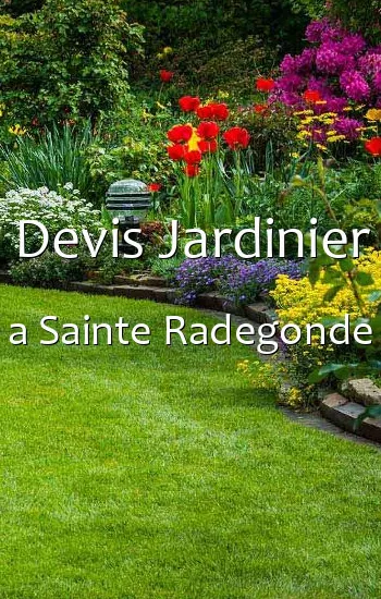 Devis Jardinier a Sainte Radegonde