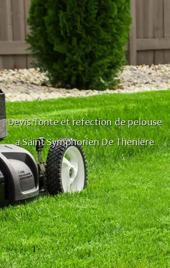 Devis Tonte et refection de pelouse a Saint Symphorien De Theniere
