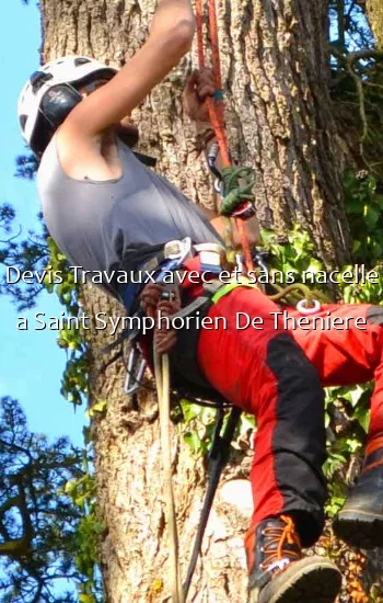 Devis Travaux avec et sans nacelle a Saint Symphorien De Theniere