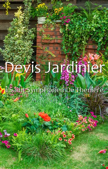 Devis Jardinier a Saint Symphorien De Theniere
