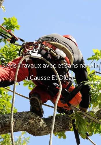 Devis Travaux avec et sans nacelle a Causse Et Diege