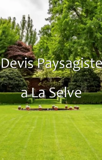 Devis Paysagiste a La Selve
