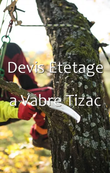Devis Etetage a Vabre Tizac