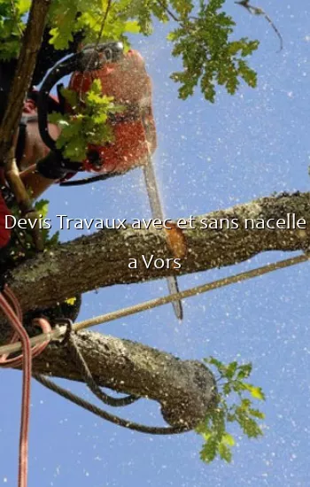 Devis Travaux avec et sans nacelle a Vors