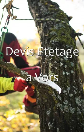 Devis Etetage a Vors