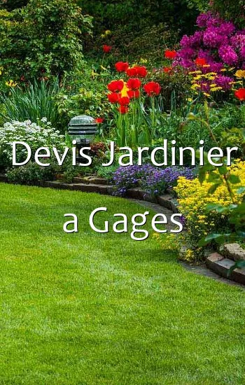 Devis Jardinier a Gages